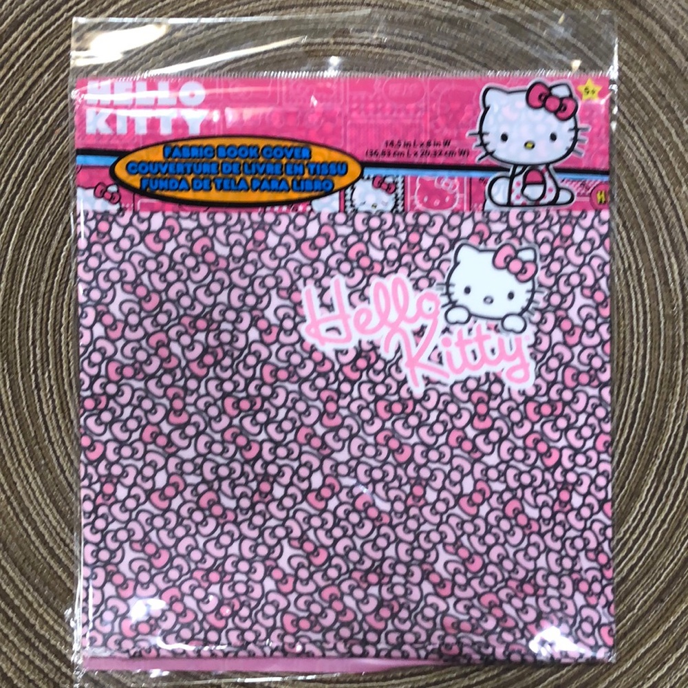 Hello Kitty Fabric Book Cover